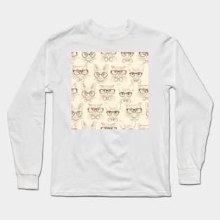 Hipster Cats Long Sleeve T-Shirt